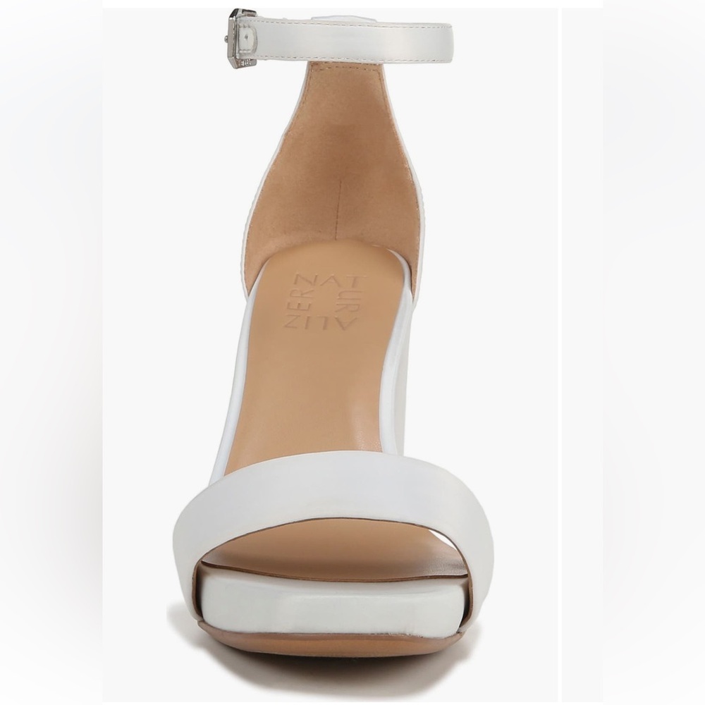 White Block Heel - Picture 3 of 10